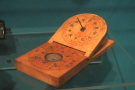 Chinese wood sundial